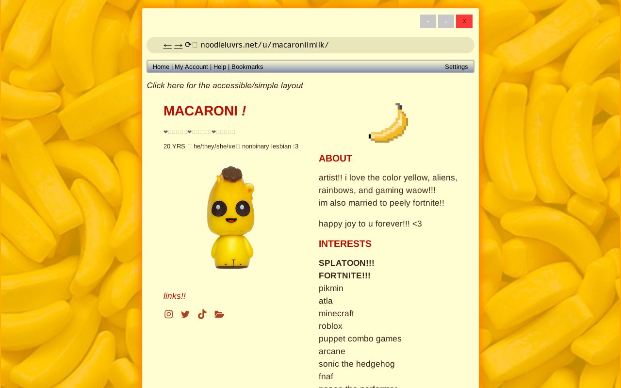 Carrd profile picture for @macaroni